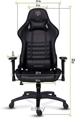 Racing Gaming Office Chair Executive Home Swivel Leather Computer Desk
