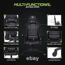 Racing Gaming Office Chair PU Leather Swivel Adjustable Computer Chair Executive