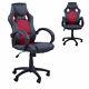 Racing Gaming Swivel Office Computer Chair Pu Leather Executive Black And Red