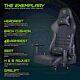 Racing Office Chair Sport Bucket Computer Desk Gaming Seat Faux Leather