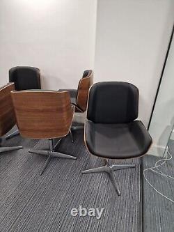 Real leather office chair used