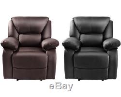 Recliner Armchair Leather reclining Chair Lounge Gaming sofa home office