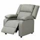 Recliner Sofa Chair Armchair Luxury Seater Pu Leather Cinema Home Office Bedroom