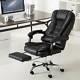 Recliner Soft Leather Executive Luxury Computer Chair Office Gaming Swivel