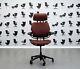 Refurbished Humanscale Freedom High Back Task Chair Newmarket Wine Leather