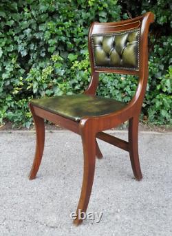 Regency Style Mahogany Office Chair
