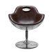 Retro Vintage Aviation Swivel Egg Chair Bonded Leather Kitchen/dining/office