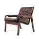 Retro Vintage Danish Rosewood & Leather Easy Chair Armchair 50s 60s Scandinavian