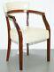 Rrp £1629 Cream Leather Driade Neoz Armchair By Philippe Starck Desk Office Seat