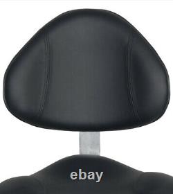 Ryder Home Black Home Office PU Vinyl Leather Compact Computer Chair Graded 95%