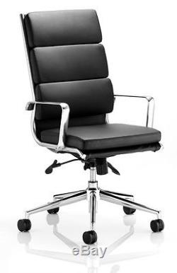 SAVOY High Back Soft Leather Twin Lever Executive Office Swivel Computer Chair