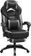 Songmics Gaming Chair, Office Racing Chair With Footrest, Ergonomic Design