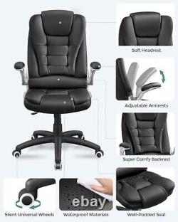 SONGMICS Office Swivel Chair with 76 cm High Back