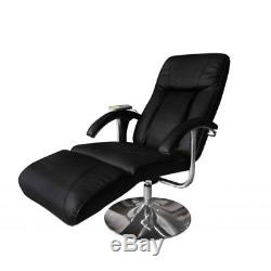 Sale Massage Chair Electric Artificial Leather Black Adjustable Home Office UK