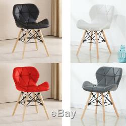 Set of 4 Eiffel Style Chair Pentagone Dining Office Living Room Chair Padded CE