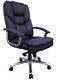 Skyline Executive Leather Office Chair Luxury Black Leather