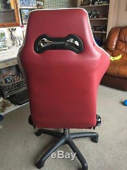 Snap On Tools cobra bucket seat office chair. Leather. Rare. Collectable