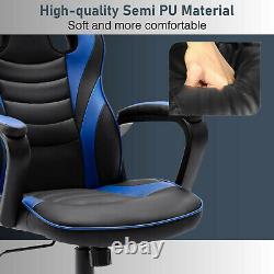 Sport Racing Gaming Chair Adjustable Office Chairs Swivel Leather Computer Desk