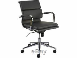 Staples Bernice Executive Bonded Leather Office Managers Chair Grey Free 24h Del