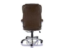Staples'giuseppe' Brown Executive Leather Office Managers Chair + Free 24h Del