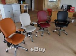 Steelcase EXCELLENT Leap, Italian Leather Chair (10 plus available)