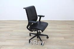 Steelcase Think Black Leather Office Task Chairs