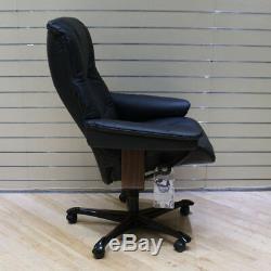 Stressless Mayfair Office Chair, Black Leather Showroom Model