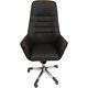 Stylish Office Chair Contemporary Design In Black Leather