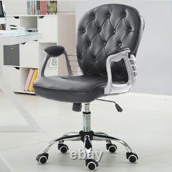 Swivel Computer Desk Chair Padded Home Office Executive Chair Adjustable Height