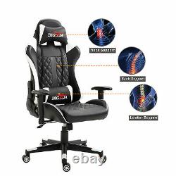Swivel Game Chair Executive Racing Gaming Office Adjustable Chairs Computer PC