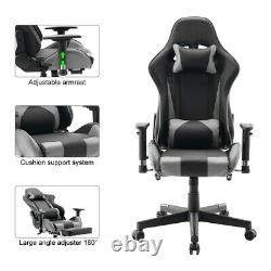 Swivel Racing Gaming Chairs Office Executive Recliner PC Computer Desk Chair UK