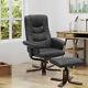 Swivel Recliner Chair Lounge Pu Leather Home Office Executive Managerial Chairs