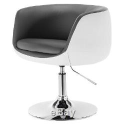 Swivel Retro Armchair Office Chair Egg Style Vintage Home Dressing Table Seat UK