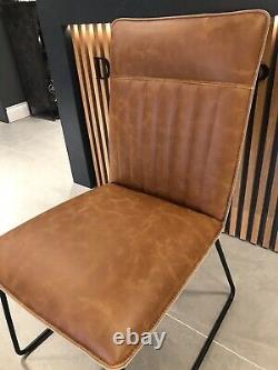 Tan Leather Look Dining/office Chair