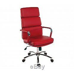 Teknik Office Deco Executive Retro Style Chair Red
