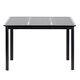 Tempered Glass Rectangle Dining Table & 4/6 Chairs Set Pu Leather Kitchen Office