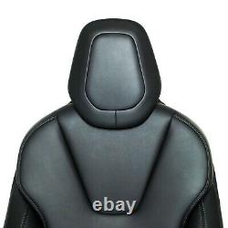 Tesla model X office chair OEM seat black leather