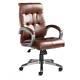 The Range Bari Leather Office Chair Gas Lift Height Adjustment