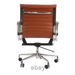Thinpad Office Chair Brown Leather And Stainless Steel