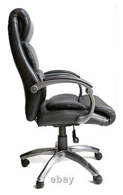 Thor Black Bonded Leather Task Executive Managers Office Chair Graded TH1