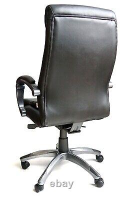 Thor Black Bonded Leather Task Executive Managers Office Chair Graded TH1