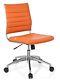 Trisha Hjh Office Swivel Chair Imitation Leather Orange
