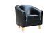 Tub Chair Faux Leather Armchair Dining Living Room Office Reception 1 2 3 Seater