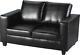 Tub Chair Sofa In Faux Leather Or Fabric Couch Settee Office Seating Reception