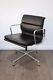 Uk Delivery Vitra Eames Ea208 Soft Pad Chairs Leather Polished Aluminium