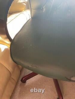 Used Chesterfield Executive Office Chair Green Leather