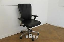 Used Haworth Zody/comforto 89 Leather Swivel Chair
