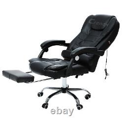 Used Luxury Office Computer Massage Chair Gaming Swivel Recliner Leather