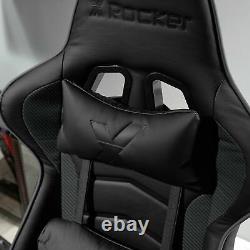 Used X Rocker Faux leather Ergonomic Office Gaming Chair Black-BG211
