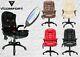 Vcomfort Office Gaming Massage Swivel Recline Ergonomic Leather Highback Chair